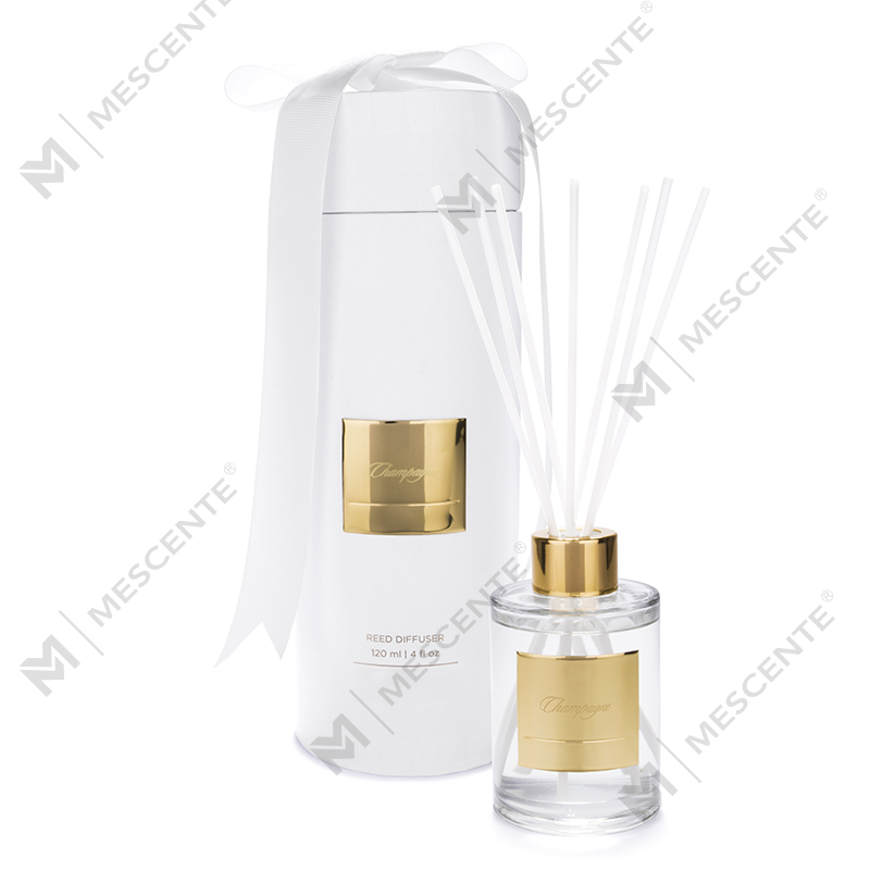 M & Scent Diffuseur de roseau de bouteille ambrée de thé vert moderne avec bouchonA29261-1