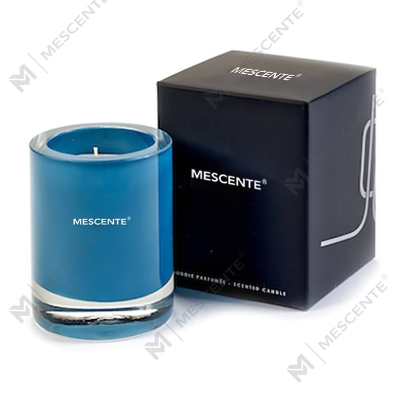 Ensemble de bougies parfumées à la cire de soja avec pots de luxe M&Scent et boîte de luxe