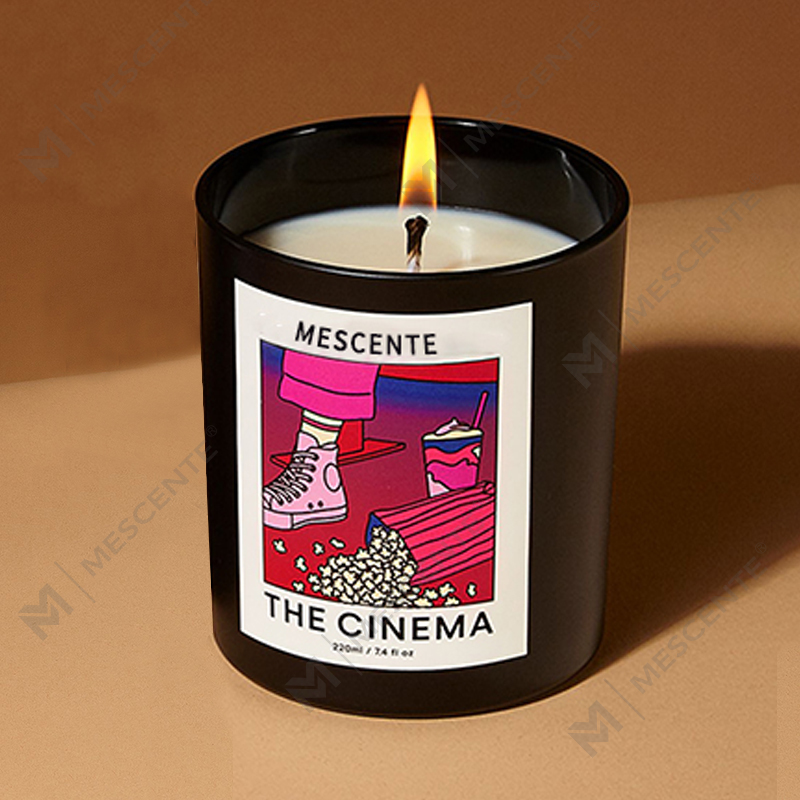 Bougies de cire de soja à parfum d'arôme de cristal de Noël faites à la main, personnalisées et personnalisées, en gros, M&Scent