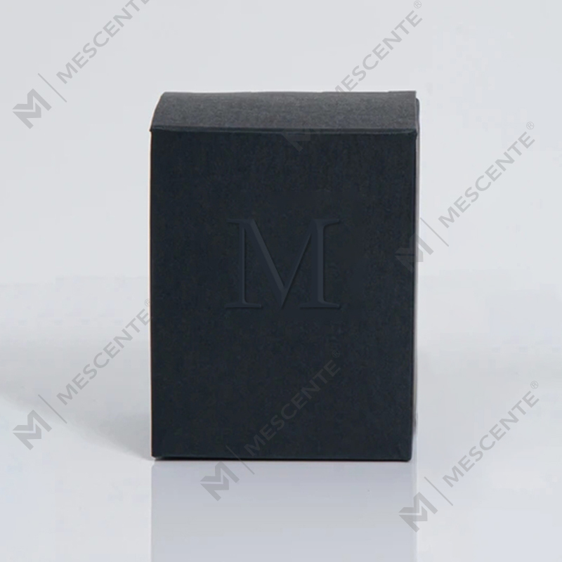 Bougies de soja parfumées décoratives de mariage en pots uniques noirs de luxe M&Scent en gros avec cristaux