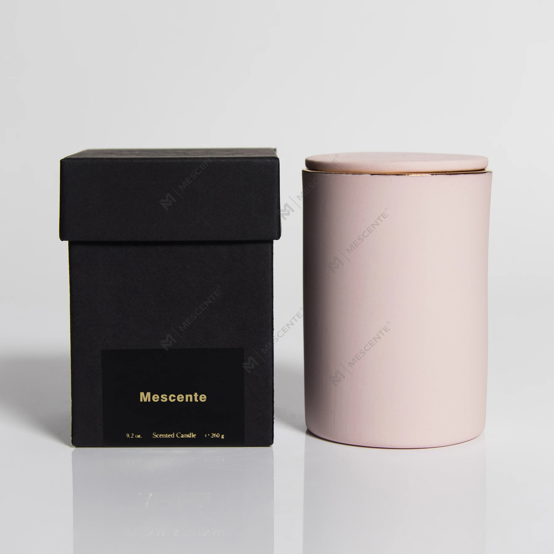 Coffret cadeau de bougies parfumées à l'huile de luxe en gros M&Scent avec logo