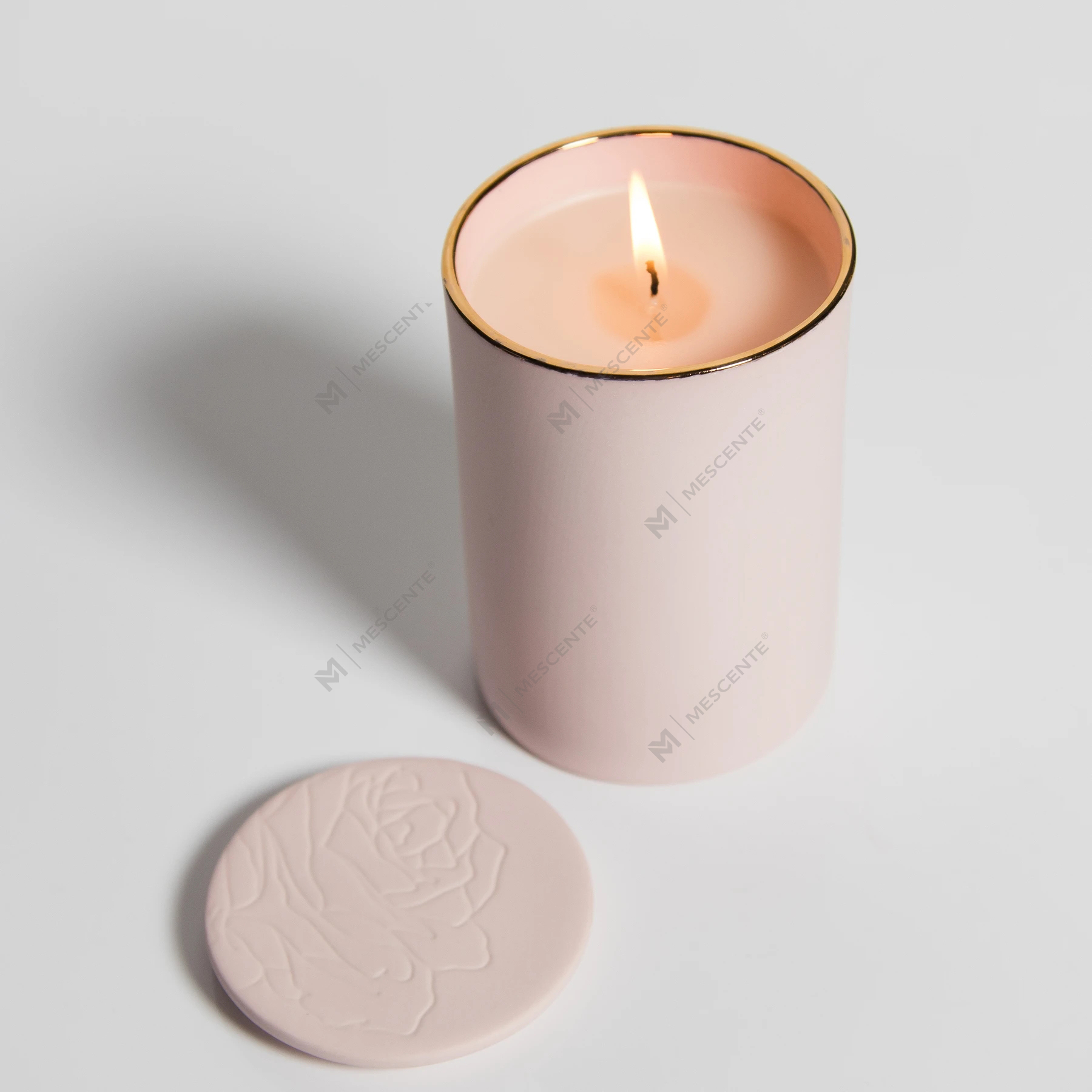 Coffret cadeau de bougies parfumées à l'huile de luxe en gros M&Scent avec logo