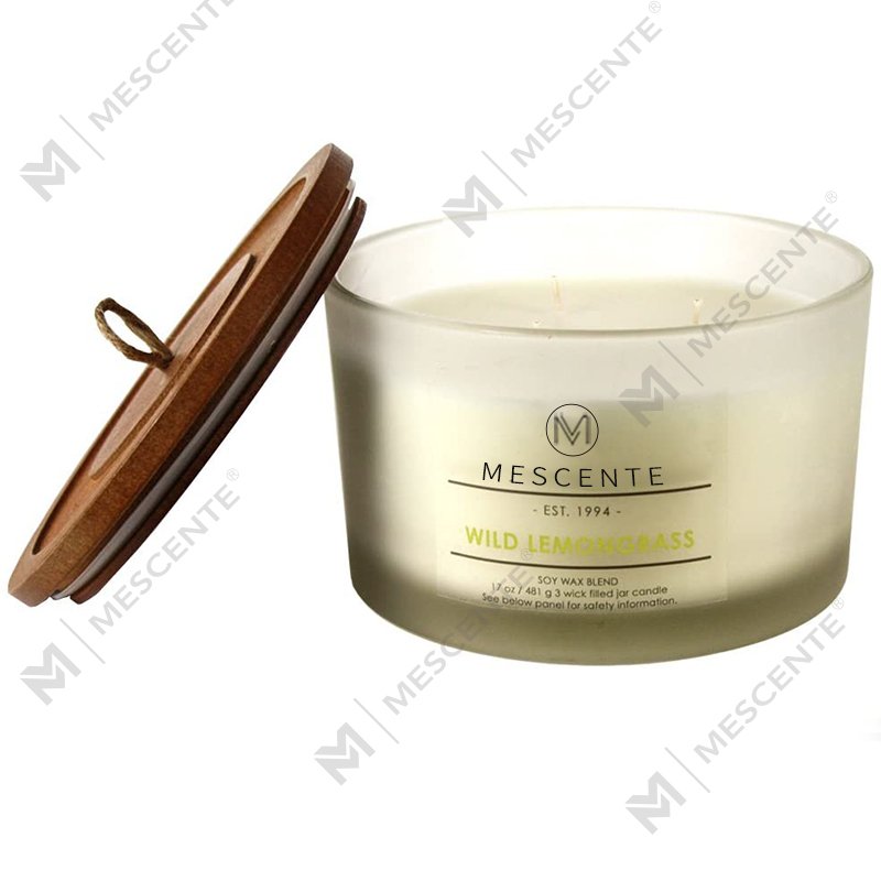 Bougies parfumées M&Scent en gros, porte-verres personnalisés de marque privée, avec cristaux en vrac