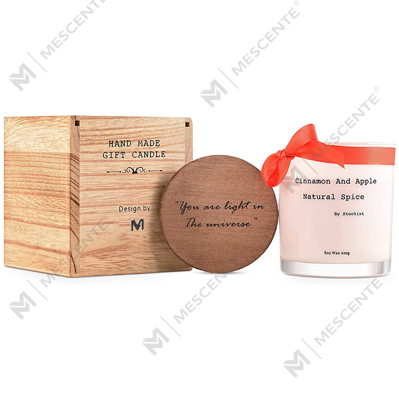 M&Scent Vente en gros de pots en céramique de luxe de marque privée Ensembles de bougies chauffantes parfumées avec couvercles en vrac