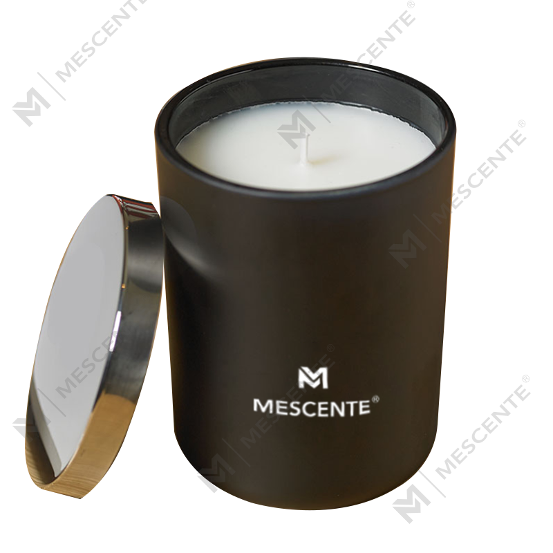 Bougie parfumée de luxe M&Scent en cire de riz personnalisée avec étiquettes en vrac