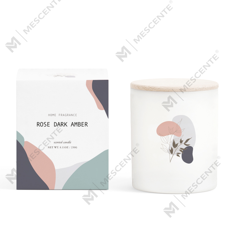 Bougies en cire de paraffine de palme de luxe faites à la main, de marque privée, en gros, M&Scent