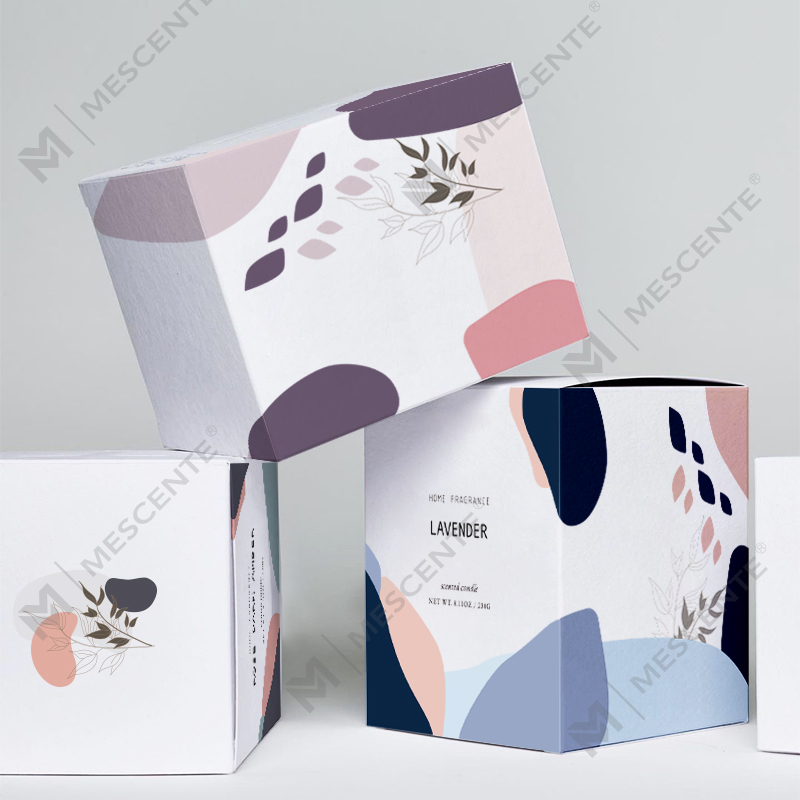 Bougies en cire de paraffine de palme de luxe faites à la main, de marque privée, en gros, M&Scent