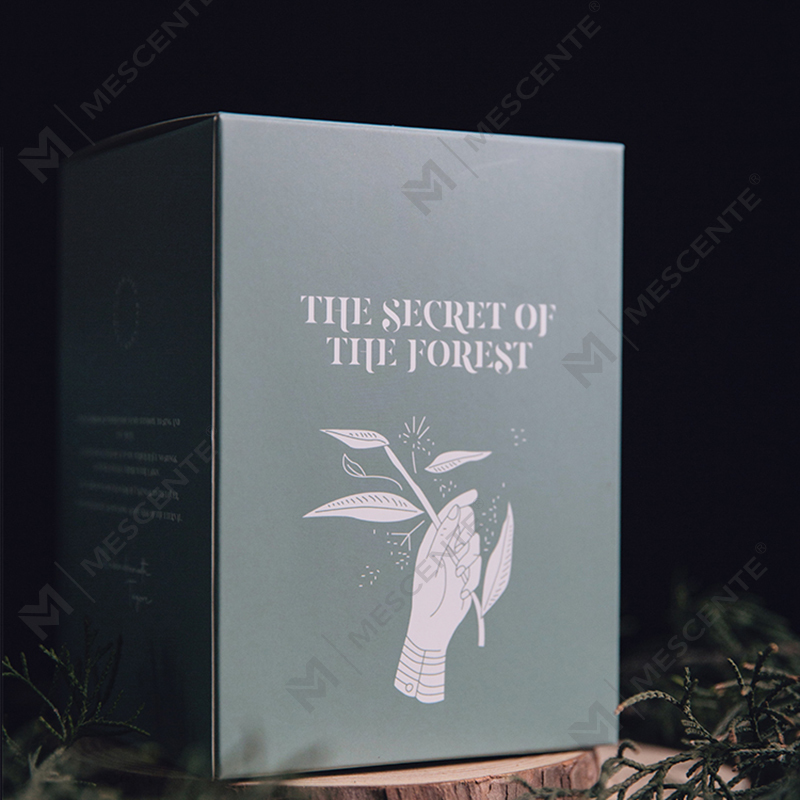 Bougie parfumée en cire de soja avec cristaux, pots en verre personnalisés M&Scent