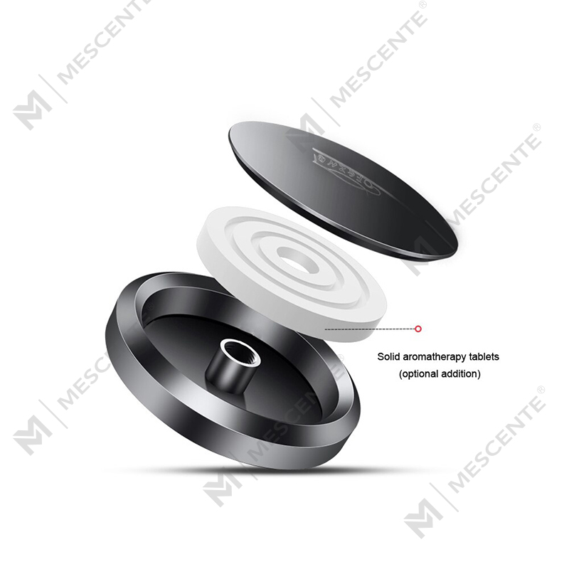 Parfum désodorisant suspendu pour voiture avec logo personnalisé M&Scent, parfum en bloc de fibres organiques pour désodorisant domestique