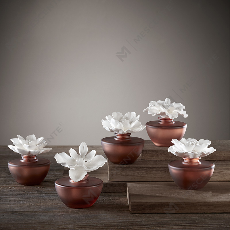 Mini diffuseur de parfum à fleurs blanches, huile, parfum, coffret cadeau de diffuseurs de parfum en Thaïlande