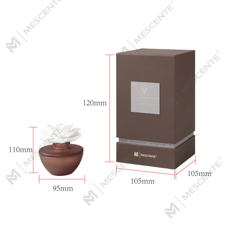 Mini diffuseur de parfum à fleurs blanches, huile, parfum, coffret cadeau de diffuseurs de parfum en Thaïlande