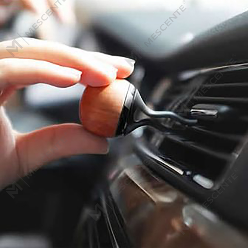 M&Scent Parfum personnalisé Huile essentielle Désodorisant pour voiture en bois, Désodorisant liquide pour voiture