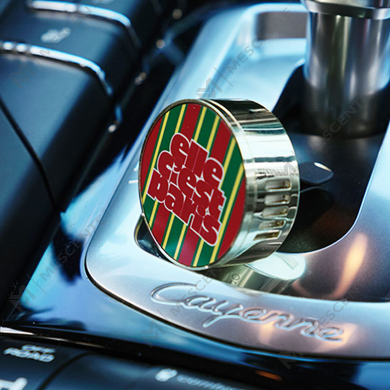 Diffuseur de parfum liquide de luxe M&Scent pour voiture avec médaillon à clip suspendu