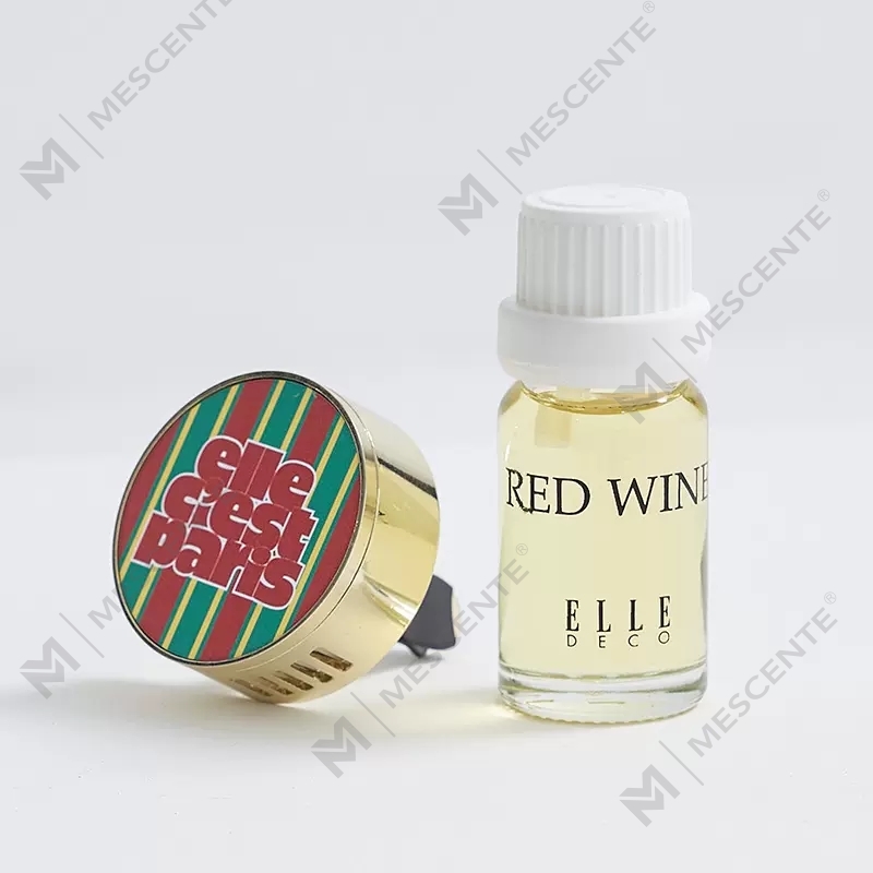 Diffuseur de parfum liquide de luxe M&Scent pour voiture avec médaillon à clip suspendu