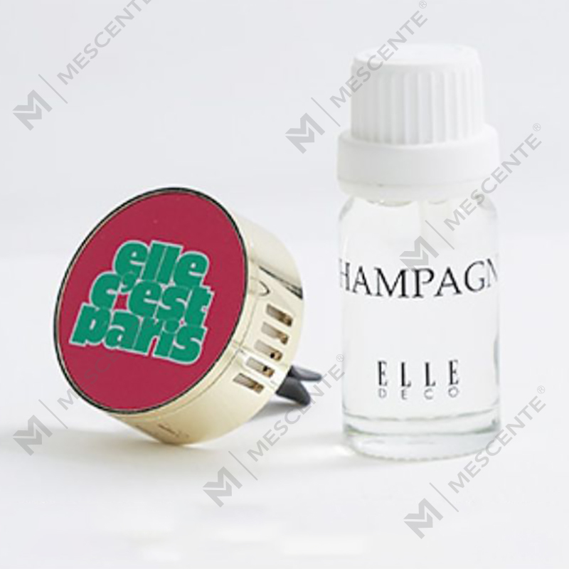 Diffuseur de parfum liquide de luxe M&Scent pour voiture avec médaillon à clip suspendu