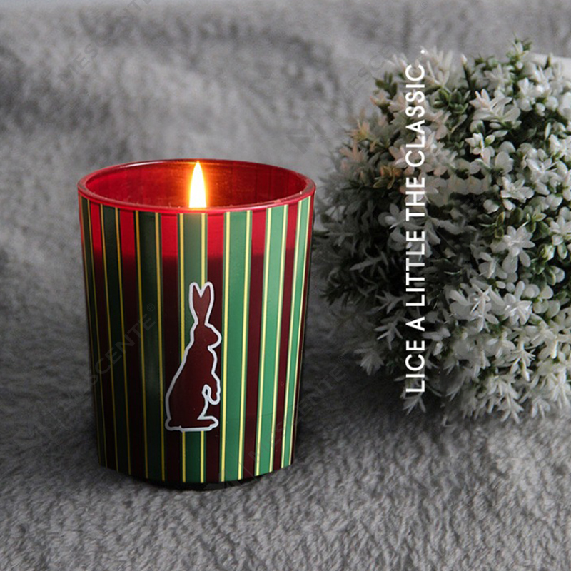 Bougies parfumées en verre de luxe personnalisées en gros M&Scent pour la maison, bougies parfumées en cire de soja