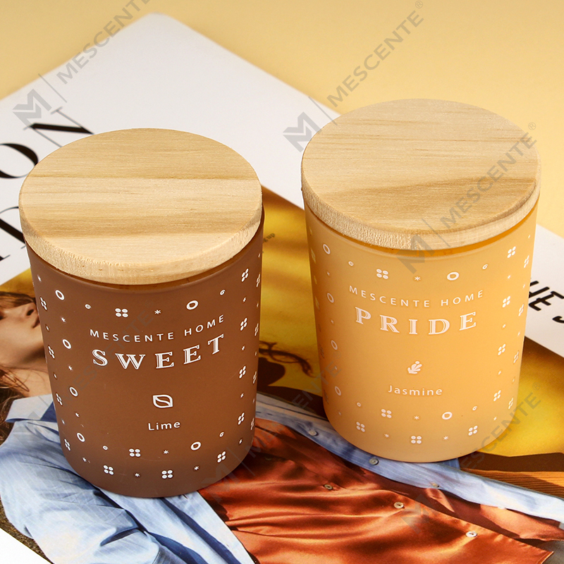 Lot de 3 bougies parfumées d'aromathérapie à la cire de soja pour la maison M23352