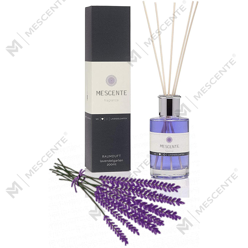 Diffuseur de roseaux liquide de luxe personnalisé M&Scent pour grandes bouteilles et fleurs de marque privée avec coffret cadeau