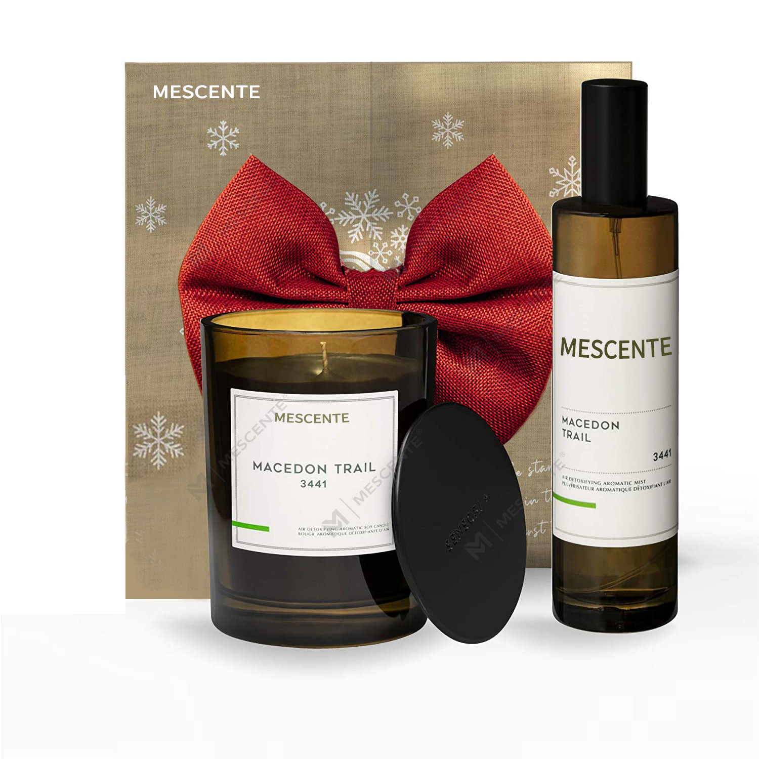 Ensemble de bougies diffuseuses parfumées d'ambiance de luxe de marque privée M&Scent en gros