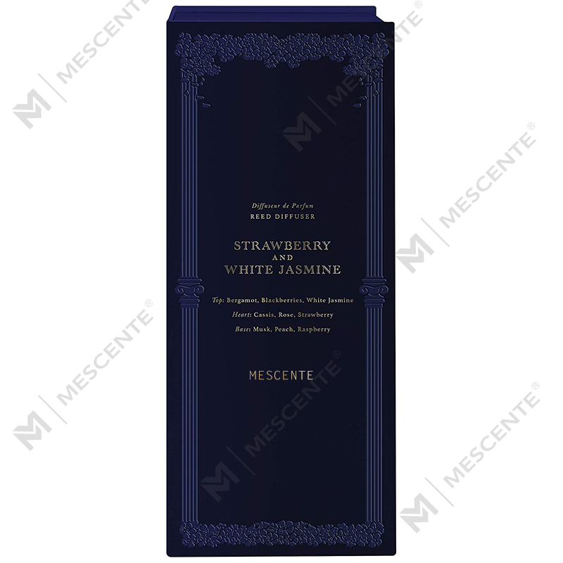 Diffuseur de roseaux aromatiques en bois avec bâton de fleur en céramique de luxe de marque privée M&Scent