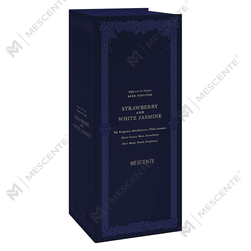 Diffuseur de roseaux aromatiques en bois avec bâton de fleur en céramique de luxe de marque privée M&Scent