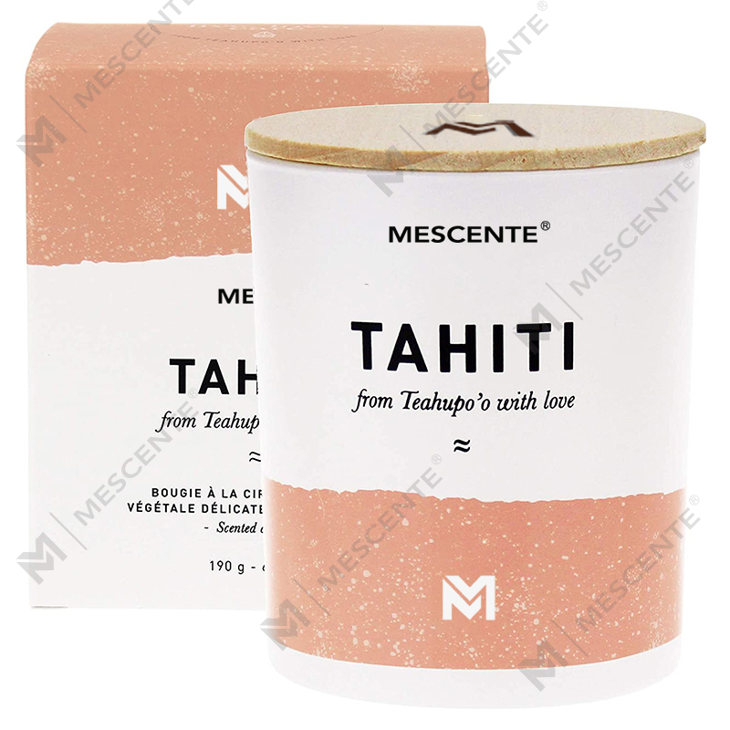 Coffret cadeau de bougies piliers décoratives en cire de soja parfumées aux fleurs et aux fleurs de luxe bon marché de M&Scent en gros