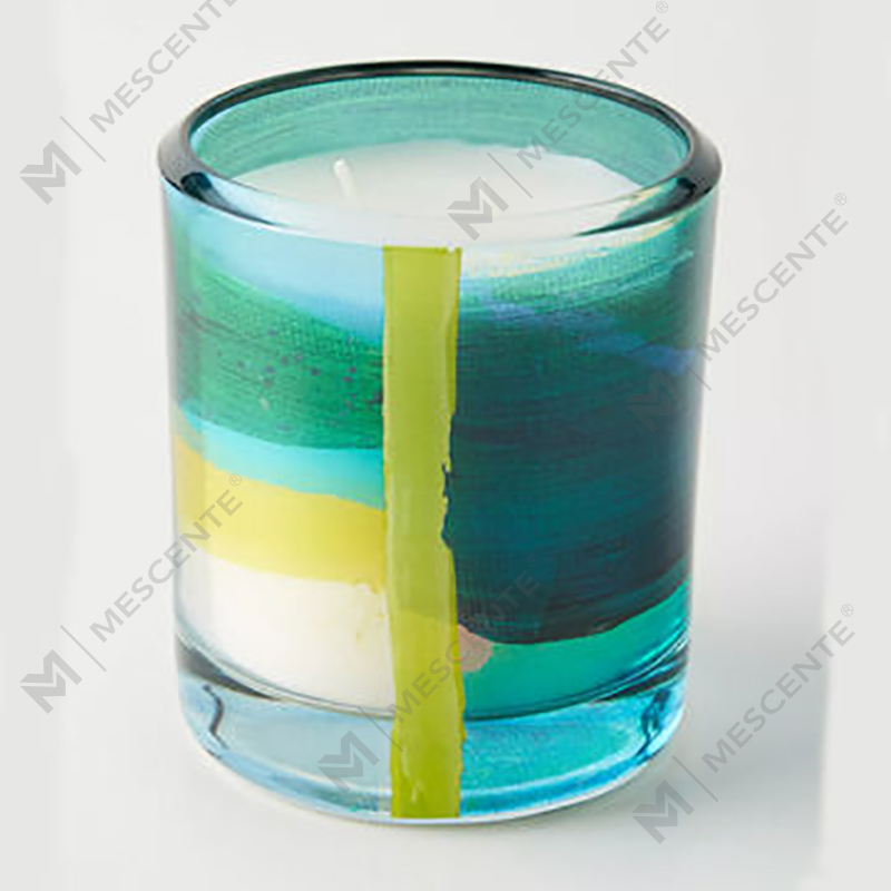 Bougies de cire de soja parfumées au cristal de verre noir de marque privée M&Scent Wholesale Luxury Custom Decoration