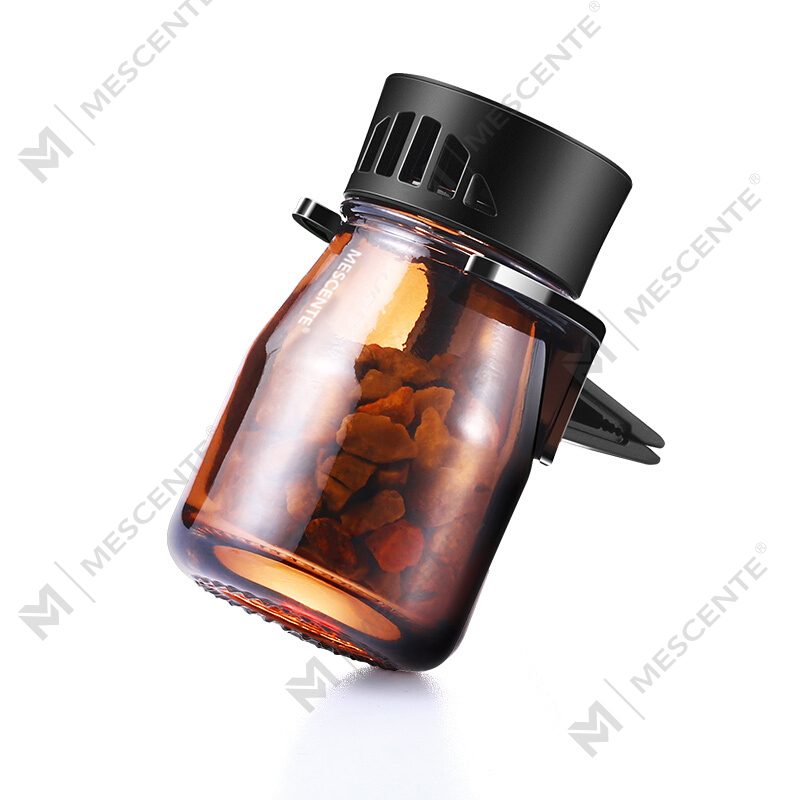 Mini bouteilles de désodorisant pour voiture avec logo biologique personnalisé M&Scent, pompe à air pour voiture