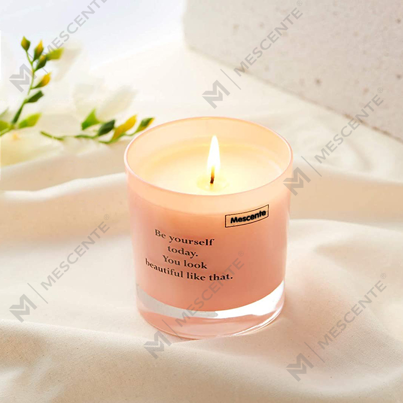 Bougies en cire de soja en pots de luxe de marque privée M&Scent en gros