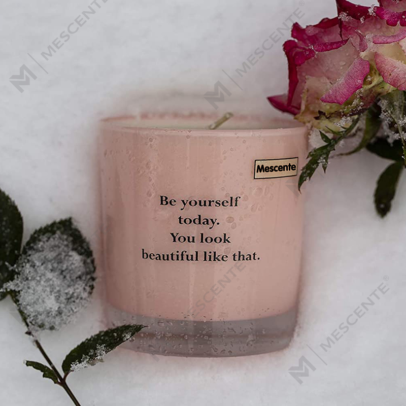 Bougies en cire de soja en pots de luxe de marque privée M&Scent en gros