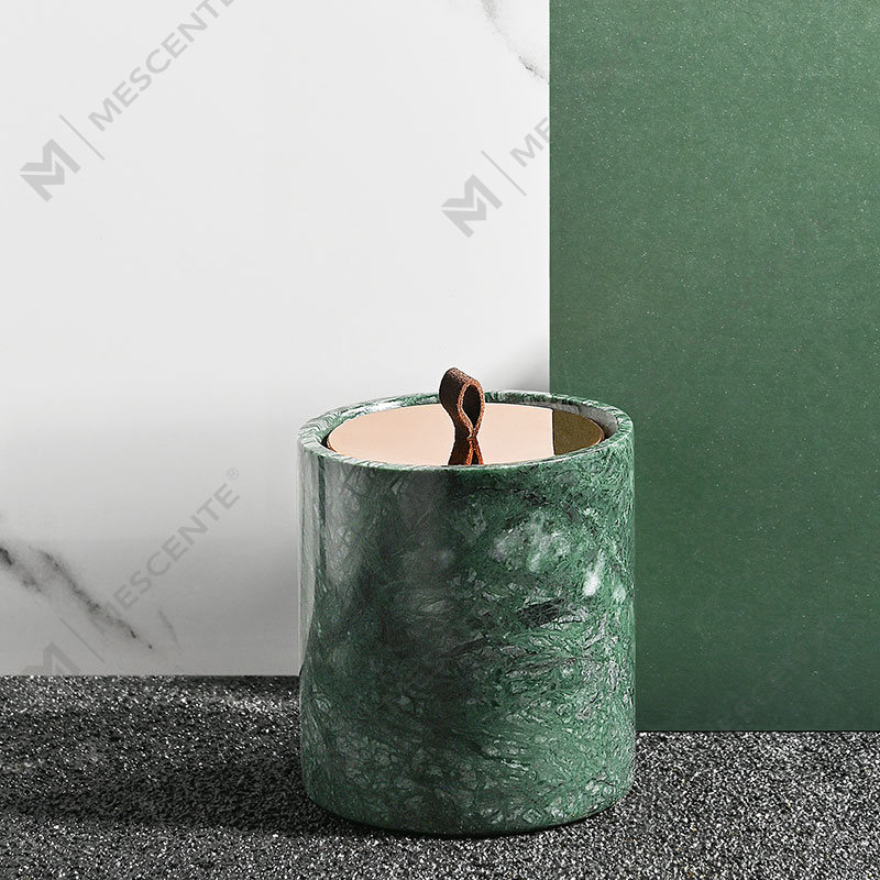 Bougies de cire de soja parfumées au cristal de verre noir de marque privée M&Scent Wholesale Luxury Custom Decoration