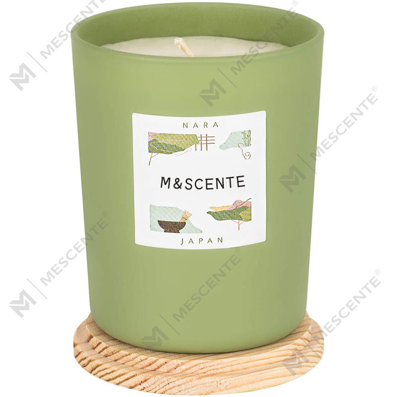 Bougies chics en cire de soja parfumée colorée fabriquées par M&Scent en marque privée personnalisée