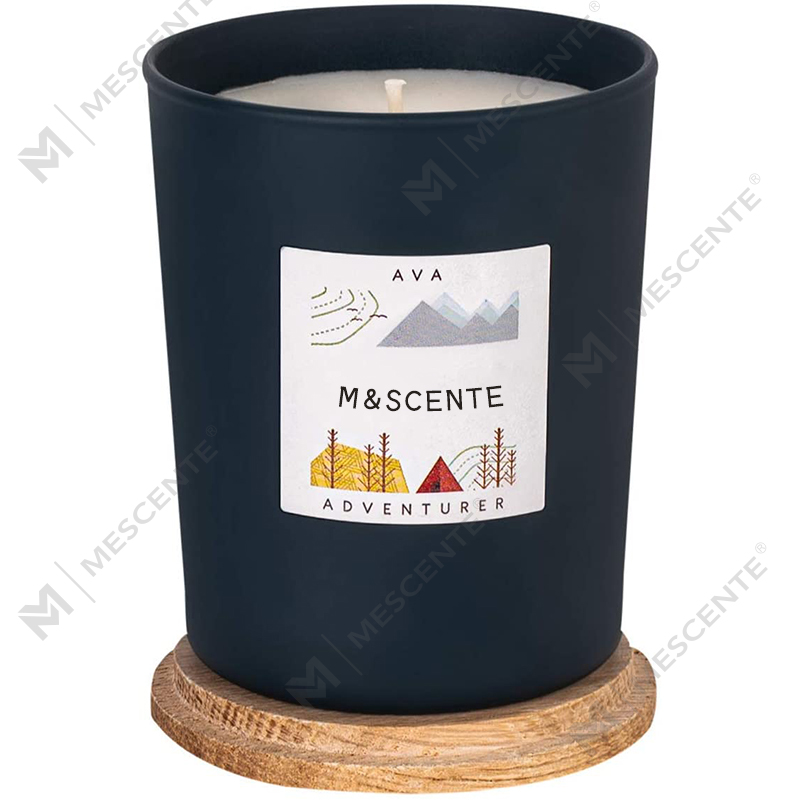 Bougies chics en cire de soja parfumée colorée fabriquées par M&Scent en marque privée personnalisée