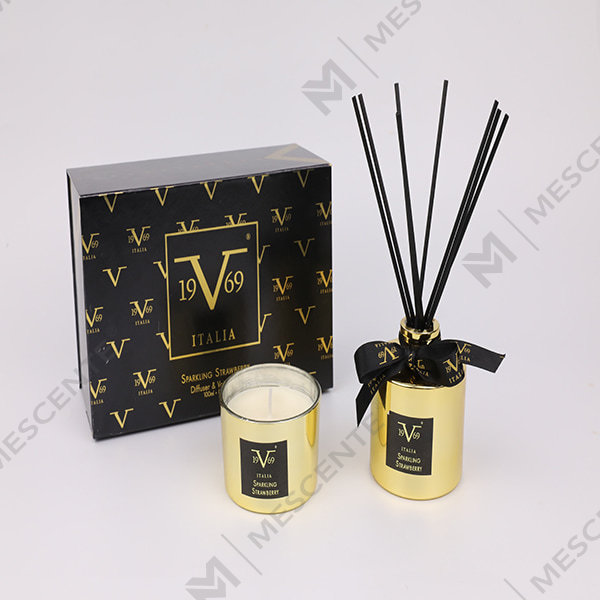 Coffret cadeau diffuseur de parfum d'intérieur M&Scent avec bougie parfumée A29260-2