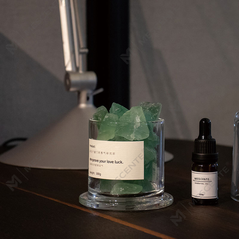 Diffuseur d'arômes d'huile essentielle en pierre de cristal de parfum en céramique en forme de statue décorative pour la maison A29199 – Objets de valeur