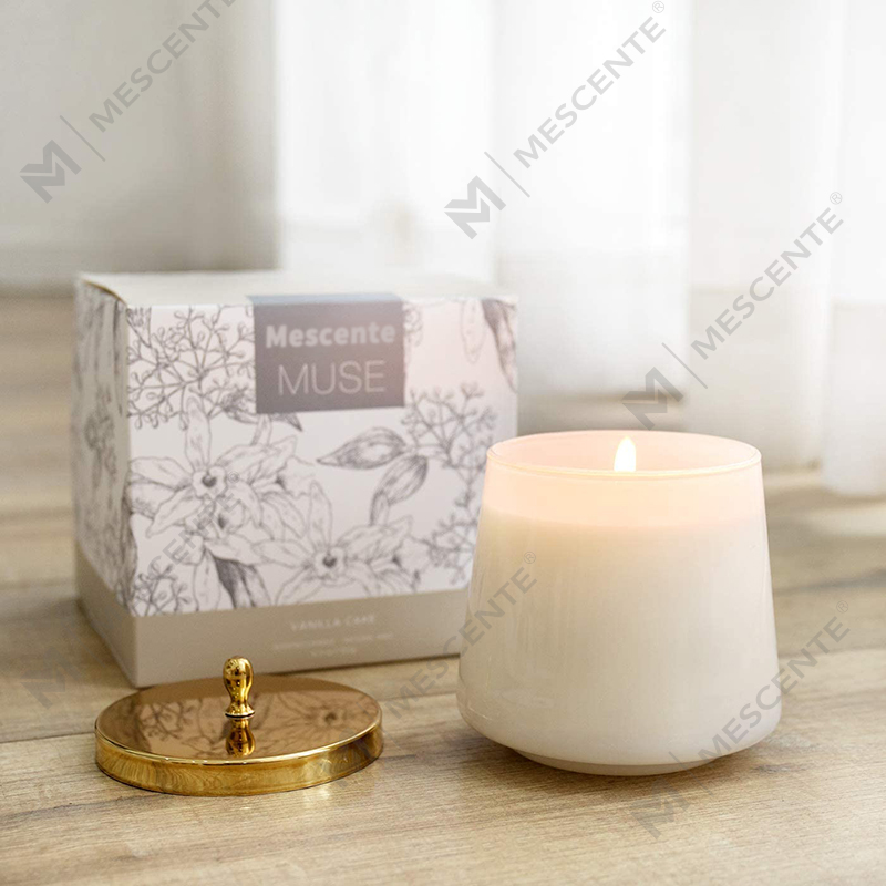 M&Scent Bougie en cire de soja parfumée 100% naturelle à l'odeur de livres pour aromathérapie domestique, bougies parfumées en grands pots