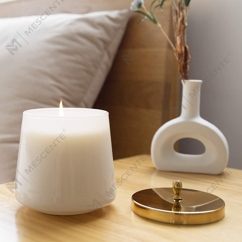 M&Scent Bougie en cire de soja parfumée 100% naturelle à l'odeur de livres pour aromathérapie domestique, bougies parfumées en grands pots