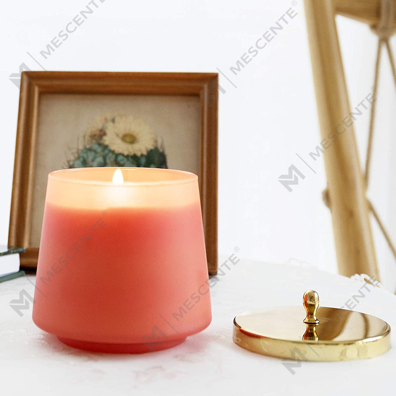 M&Scent Bougie en cire de soja parfumée 100% naturelle à l'odeur de livres pour aromathérapie domestique, bougies parfumées en grands pots