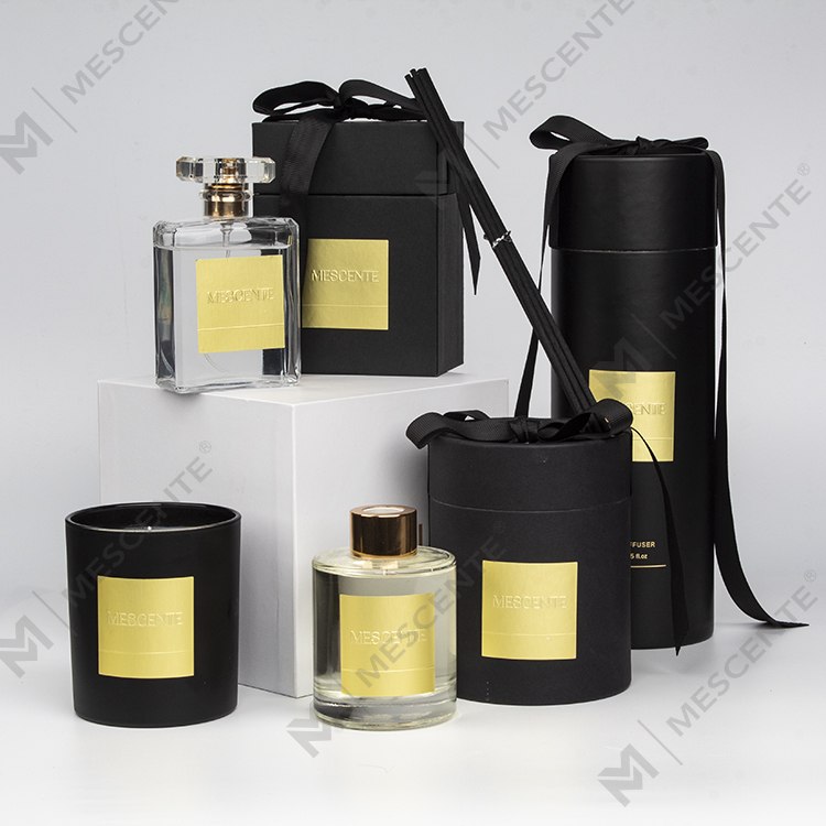 Bougies parfumées de luxe de marque privée M&Scent en pot avec cire de soja en vrac