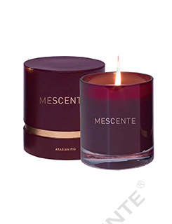 M&Scen Bougie parfumée de luxe personnalisée en verre mat avec mèche, durée de combustion 100 heures, bougies parfumées à marque privée