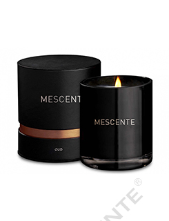M&Scen Bougie parfumée de luxe personnalisée en verre mat avec mèche, durée de combustion 100 heures, bougies parfumées à marque privée