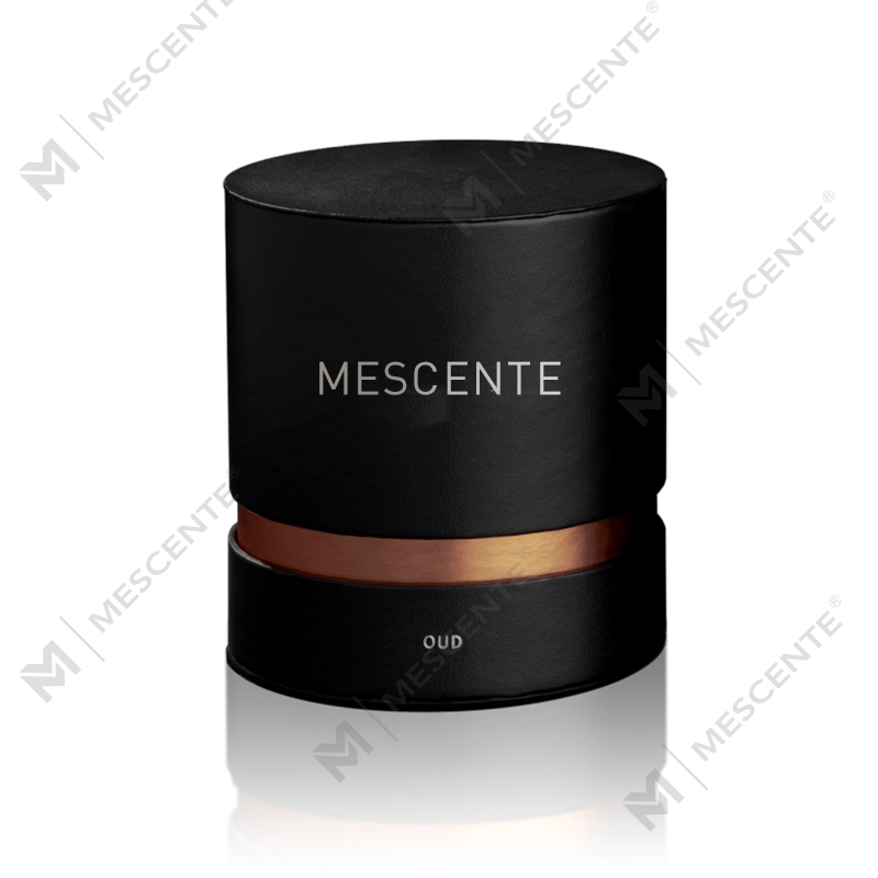 M&Scen Bougie parfumée de luxe personnalisée en verre mat avec mèche, durée de combustion 100 heures, bougies parfumées à marque privée