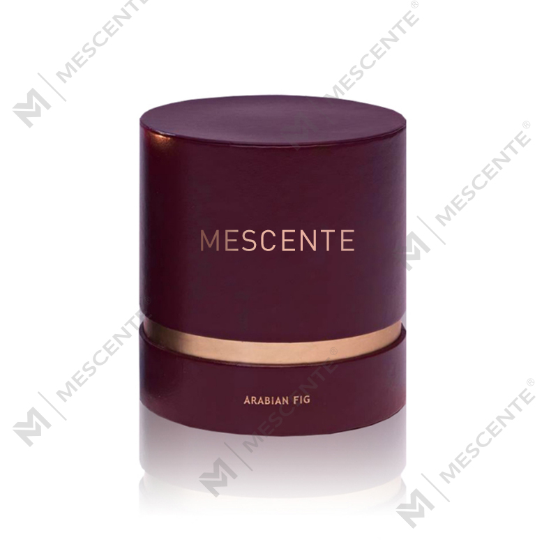 M&Scen Bougie parfumée de luxe personnalisée en verre mat avec mèche, durée de combustion 100 heures, bougies parfumées à marque privée