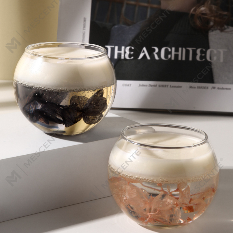 M&Scent Bougie parfumée à la cire de soja et à la citronnelle, de haute qualité, pour la maison, en verre