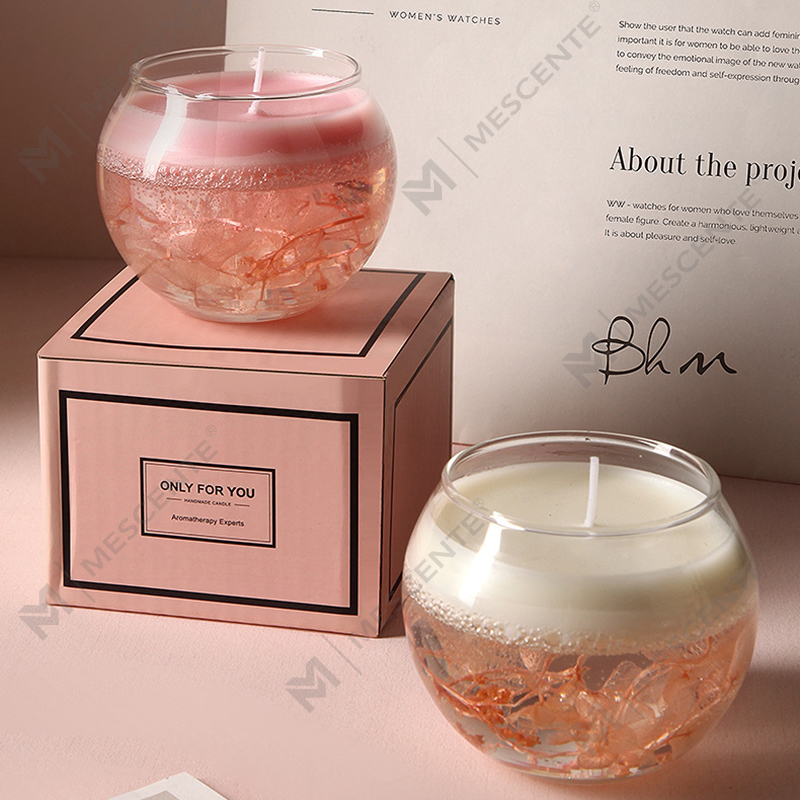 M&Scent Bougie parfumée à la cire de soja et à la citronnelle, de haute qualité, pour la maison, en verre