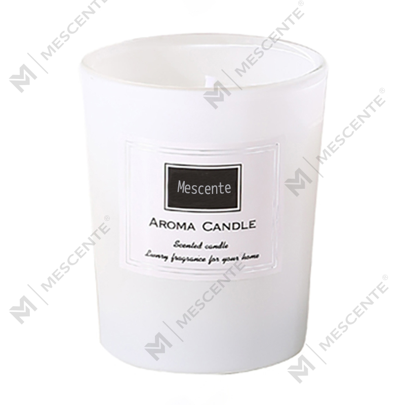 Bougies en cire de soja parfumées à la pivoine imprimées sur mesure M&Scent, bougie parfumée numérique