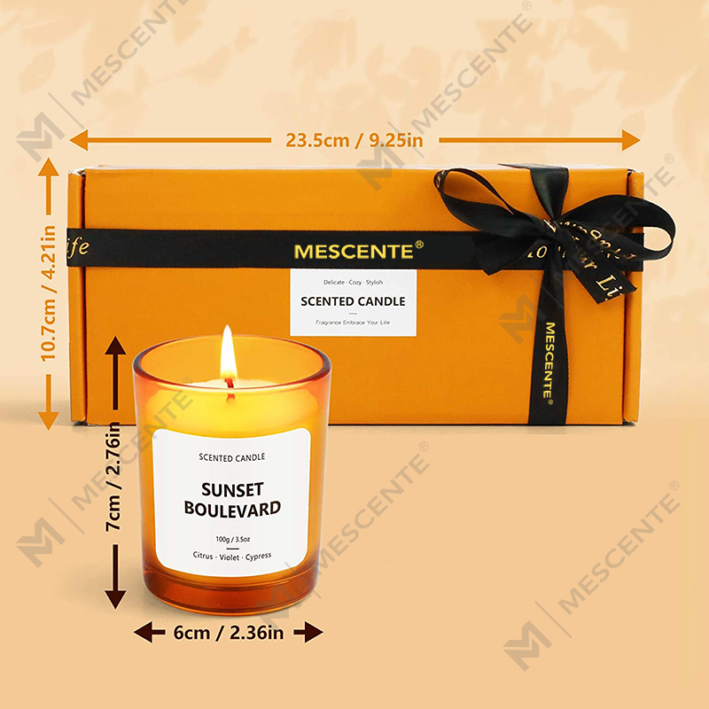 Bougies populaires M&Scent, décoration de maison de luxe parfumée, bougie très parfumée