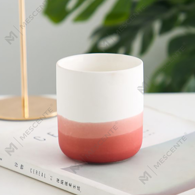 Bougeoir, lanternes et pots à bougies décoratifs en céramique bleu et blanc M&Scent