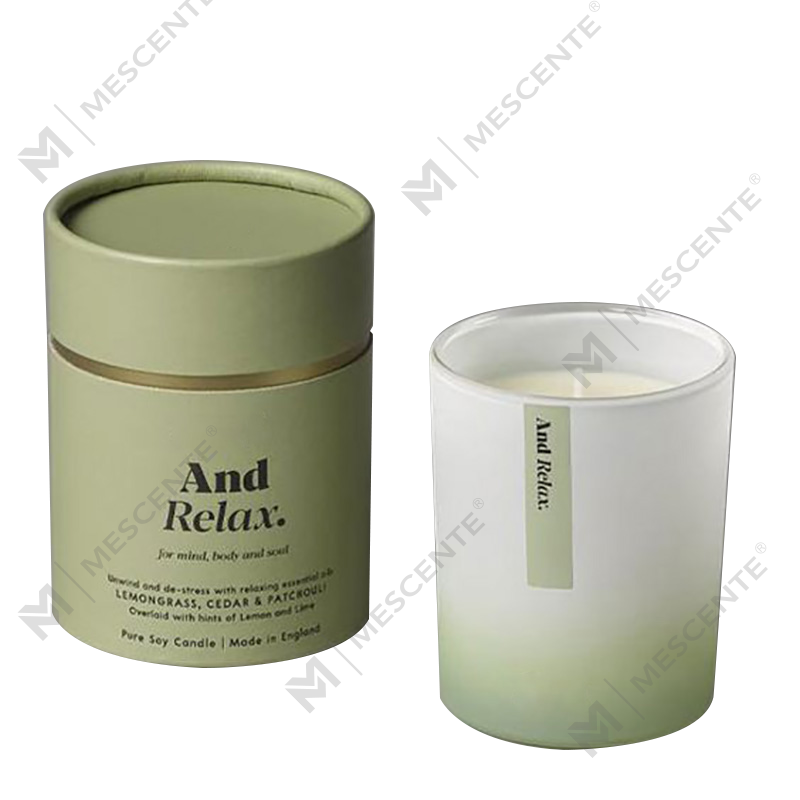 Bougies parfumées de luxe en cire de soja colorée avec mèche en bois, personnalisées en gros