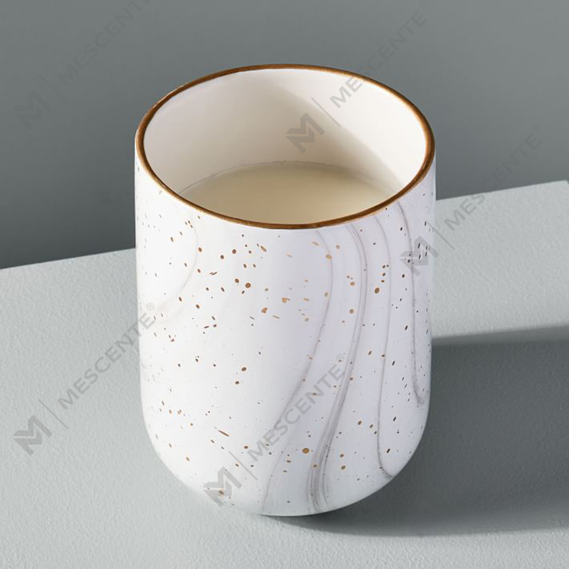 Diffuseur de cire de bougie électrique en céramique blanche M&Scente pour spa et aromathérapie